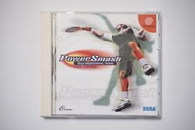 Sega Dreamcast Power Smash Sega Professional Tennis Japan DC game US Seller