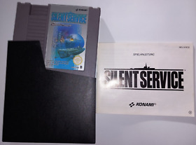 Nintendo Entertainment System NES Spiel Silent Service  PAL NES-IV-NOE Anleitung