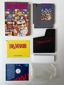 Dr Mario Nintendo Nes Game UK Version Boxed With Manual CIB