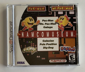 Namco Museum (Sega Dreamcast, 2000) Complete with Case & Manual