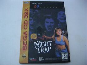 Night Trap Sega CD 32X complete 1994