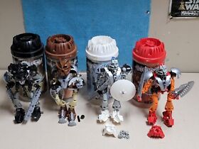 Lego Bionicle Toa Nuva Collection Lot - #8566, 8568, 8571, 8572 * 100% COMPLETE!