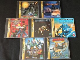 Whole sale Lots of SEGA Saturn Shooter and Gun Games 7-PCS set, Not tested-g0408