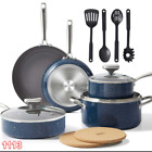 Rockurwok Ceramic Nonstick Cookware Set 14 PCS Pots & Pans Non Toxic NO PFA/PTFE