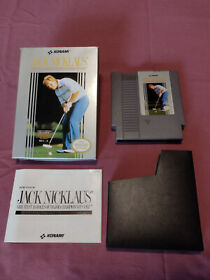 Jack Nicklaus Nintendo NES Game Cartridge Original Box, Manual, Sleeve