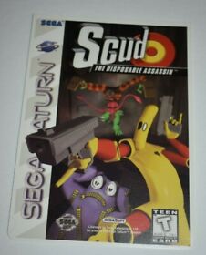 1996 SCUD The Disposable assassin  SEGA Saturn Toys 'R' Us VIDPRO CARD 