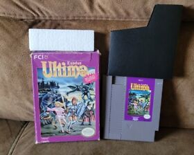 Ultima: Exodus Nintendo Entertainment System NES Complete In Box CIB Authentic 