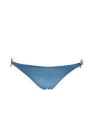 AGENT PROVOCATEUR Womens Bikini Bottoms Side Chain Swimwear Blue Size XS