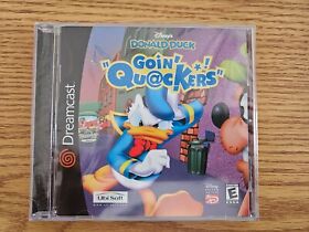 NEW SEALED Donald Duck Goin' Quackers (Sega Dreamcast)