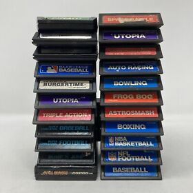 Lot of 22 Intellivision Game Cartridges (D6)