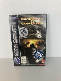 Command And Conquer - Sega Saturn SS Game *W/ Manual - PAL - Free Postage