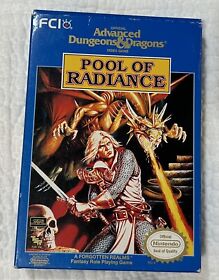 Nintendo NES - AD&D: Pool Of Radiance - Box Only