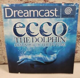 Ecco the Dolphin: Defender of the Future - Sega Dreamcast - Instructions Only