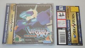 mSega Saturn SS Games " Cyber Troopers Virtual-On " TESTED /S1428