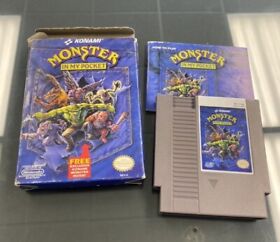 Monster in My Pocket (Nintendo NES), CIB, Cleaned And Tested - Rare!