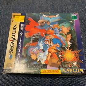 Vampire Savior Sega Saturn SS Capcom w/s 4MB RAM Used Japan Retro Game 1998 F/S