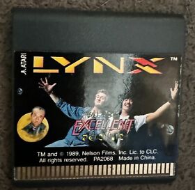 Atari Lynx game cartridge lot (Bill & Ted, Dirty Larry, Kung Food, Pit Fighter)
