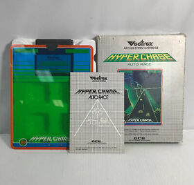 Hyper Chase (vectrex) Game COMPLETE CIB manual box cart - Tested And Works !!!