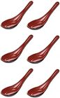 2384 Set of 6 Soup Spoons Japanese Soup Spoons Chinese Soup Spoons Rice Spoon...