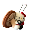New Hello Kitty Japanese Kimono Dress Mushroom Mascot Plush Key Bag Holder Toy