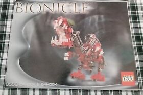 Lego 8558 Bionicle Cahdok Gahdok Bahrag Queens Building Instruction Manual Only