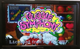 Bubble Symphony Sega Saturn SS VING Action Retro Game Japan Used Good From Japan