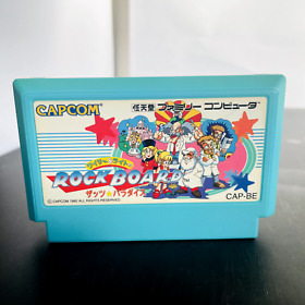 Wily and Light no Rock Board That's Paradise Nintendo Famicom Capcom 1992 CAP-BE
