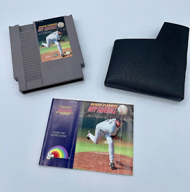 Roger Clemens MVP Baseball Original Nintendo NES Tested & Works CIB with Poster