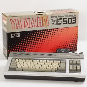 MSX YAMAHA YIS-503 Home Personal Computer Boxed Tested 2008495