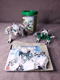 Lego Bionicle Lehvak-kal, kohrak-kal 8576 2 in 1 with missing pieces