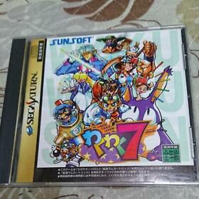 Sega Saturn WAKU WAKU 7 SUN SOFT SS Japan Import Game