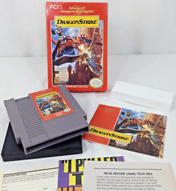 NES DragonStrike Video Game | Nintendo | Tested and Works | CIB