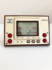 Nintendo Game & Watch Manhole Hand Held Retro Game Console Used