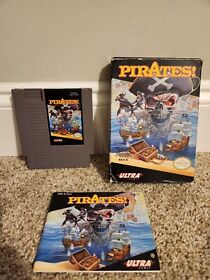 Pirates (NES 1991) Complete BOX Authentic CIB with Manual + Protector