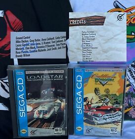 Elon Musk Gamer Bundle - Loadstar & Cadillacs and Dinosaurs Sega CD w T-Shirts