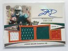 TOPPS PRIME FOOTBALL 2012 AUTO RELIC CARD LAMAR MILLER PV-LM 198/250