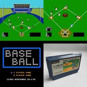 Baseball pre-owned Nintendo Famicom NES Tested