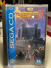 Dungeon master II 2 Skullkeep Sega CD Game JVC Complete Retro Rare