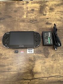 Sony PS Vita OLED Unlocked, Over 60 Games, 256GB SD Card, Sd 2 Vita, And Charger