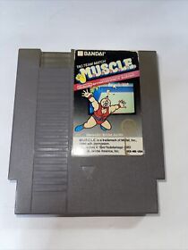 M.U.S.C.L.E. Muscle Tag Team Video Game Nintendo NES *TESTED,AUTHENTIC*