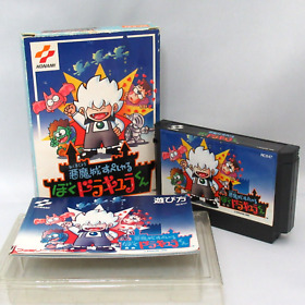 Akumajo Special : Boku Dracula-kun Kid Dracula w/ Box & Manual [Famicom JP ver.]