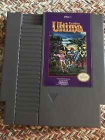 Ultima Exodus Nintendo Nes Cleaned & Tested Authentic