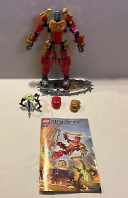 Used LEGO Bionicle TAHU - Master of Fire 70787 Complete with Manual