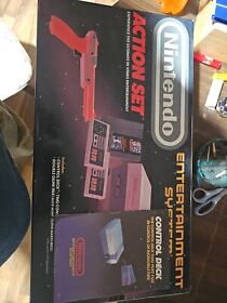 NES Nintendo Entertainment System Action Set Box And Consol Deck Manual Only