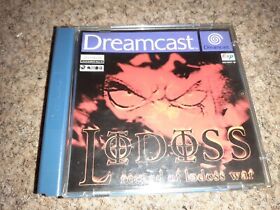 Lodoss Record Of Lodoss War Sega Dreamcast , Cover defekt 
