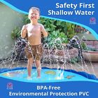 AESGOGO Sprinkler Splash Pad for Kids Outdoor Water Toys Toddlers Baby Dog BLue