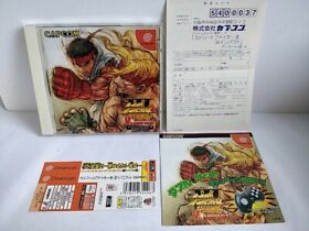 Street Fighter 3 W Impact DreamCast/Game Disk,Manual,Boxed tested-d0429-