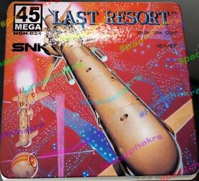 CUSTOM Replacement Label Last Resort Neo Geo AES Glossy Laminate Vinyl Sticker