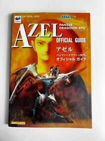 Azel Panzer Dragoon RPG Official Guide Book Sega Saturn SS Japan