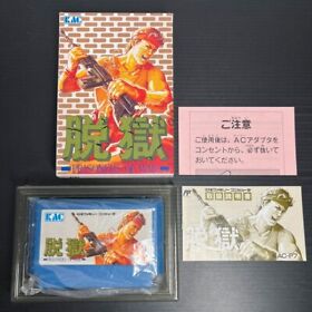 DATSUGOKU Prisoners of War Nintendo Famicom Tested Working Japan USED